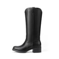 thumbnail image 5 of DREAM PAIRS Women's Knee High Boots Square Toe Tall Boots Pull-On Western Stitching Block Heel Fashion Boots, 5 of 8