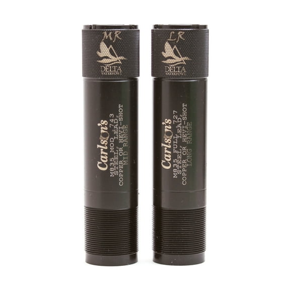 Carlson Delta Waterfowl Choke Tubes 2 Pack Mossberg 835/935 MR/LR 12GA Blk
