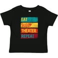 thumbnail image 3 of Inktastic Acting Eat Sleep Theater Repeat Boys or Girls Baby T-Shirt, 3 of 5