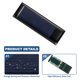 thumbnail image 3 of Uxcell 8Pcs 0.5V 0.05W 100.0mA Mini Paneles Solares Celdas Fotovoltaicas Pequeñas para Cargar Materiales de Juguetes Eléctricos DIY, 3 of 6
