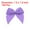 Deep Purple, variant on 150 Pcs Mini Ribbon Bow 1.2" Mini Fabric Satin Ribbon Flower Bows for Craft DIY Sewing Wedding Party Bright Gray