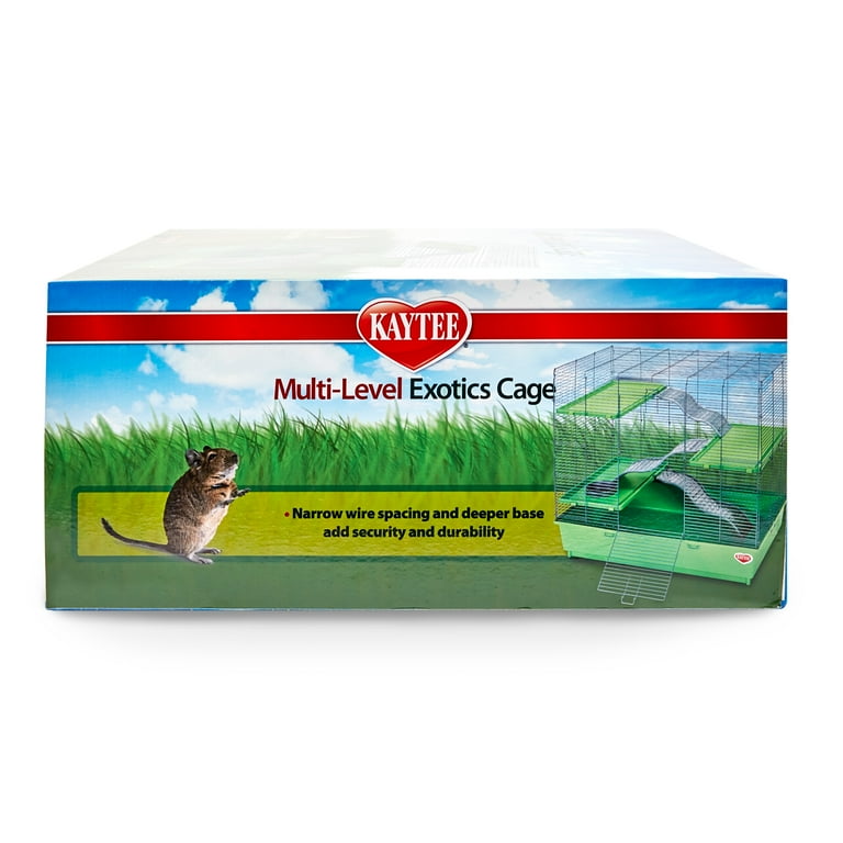 Kaytee Multi Level Exotics Habitat for Pet Chinchillas and Other Exotic Small Animals Walmart