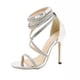 thumbnail image 5 of Tacones de aguja de verano para mujer, sandalias sexis con correa de diamantes de estilo romano informal exquisito, zapatos de cristal para escenario Wmkox8yii  hfjk2716, 5 of 9