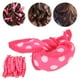thumbnail image 3 of Rulos De Pelo Suaves, Previenen Daños. Rizadores De Pelo Para Dormir Sin Calor, 20 Piezas De Esponja Roja Rosa Para Uso Diario, 3 of 7