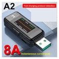thumbnail image 4 of A2/Q Usb Tester Type C Current Voltage USB Power Meter DC Wattmeter Ammeter Power Bank Charger Indicator Detector Tools 8A ,Improved Measurement Accuracy, 4 of 4