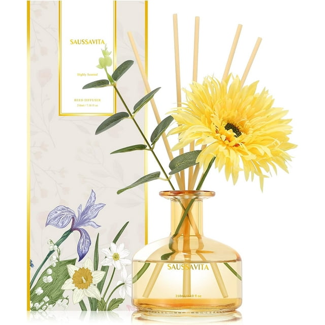 Flower Reed Diffusers for Days Bathroom Diffuser Rose Scent Room Scent Diffuser with Sticks ml Perfect for Bathroom Decor Home Decor Living Room Decor