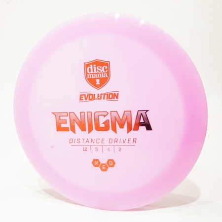 Discmania Evolution NEO Enigma Disc Golf Distance Driver Pick Color/Weight [Stamp & Exact Color May Vary] Pink 173-174 grams