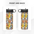 thumbnail image 3 of Sikiie cute paw Print 18OZ Insulated Straw Cup, Portable Leak-proof Sports Water Bottle, Stainless Steel Water Cup Suitable for Home and Outdoor, 3 of 8
