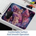thumbnail image 6 of PhooArto Comfortable Mouse Pad Cat Ice Cream Purple Galaxy Desktop Mousepad , 21 x 25 cm Mouse Mat, Non-Slip Rubber Base, Improves Speed and Precision, 6 of 7