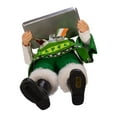 thumbnail image 6 of Kurt Adler 10.5-Inch Fabriché Musical Irish Chef Santa, 6 of 6