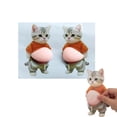 thumbnail image 1 of Butée de Porte en Silicone Chat Mignon Anti-Collision avec Tampons et Outils Sans Pelage, 1 of 8