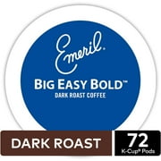 Angle View: Emeril's Big Easy Bold Keurig K-Cup Coffee Pods, Dark Roast, 72 Count (4 Packs of 18 K-Cups)