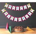 thumbnail image 2 of Inkdotpot Birthday Party DecorationsHappy Birthday Party GarlandBaby Girls TropicalPennant Banner Flag, 2 of 7