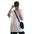 thumbnail image 2 of Camiseta de mujer de manga corta, cuello redondo, color sólido, camiseta informal, blanco, XXL Inevent AP001185-28B, 2 of 7