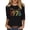 Black, variant on 3/4 Length Sleeve Tees For Women 1976 Graphic Print Crew Neck Pullover Tops Casual Trendy Vintage T Shirts (XL, Pink)