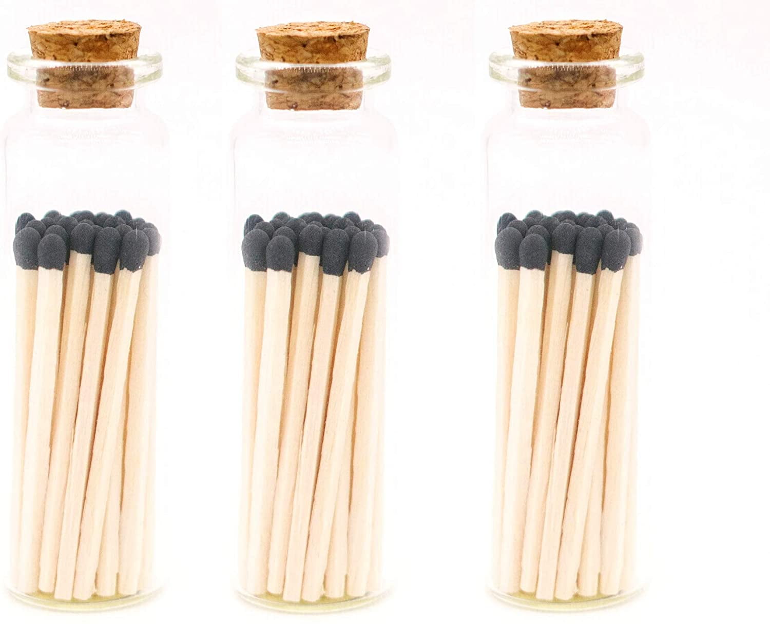 Big Colorful Matches in Glass Jar Candle Decor & Accessories Home  Decoration 4 Safety Matches Matchstick Jar Apothecary Matches 