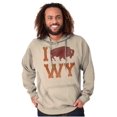 thumbnail image 5 of Wyoming Love Buffalo Bison Souvenir Hoodie Sweatshirt Women Men Brisco Brands 2X, 5 of 6