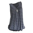 thumbnail image 3 of Coutgo Women Floral Summer Loose Sleeveless Tank Vest, 3 of 3