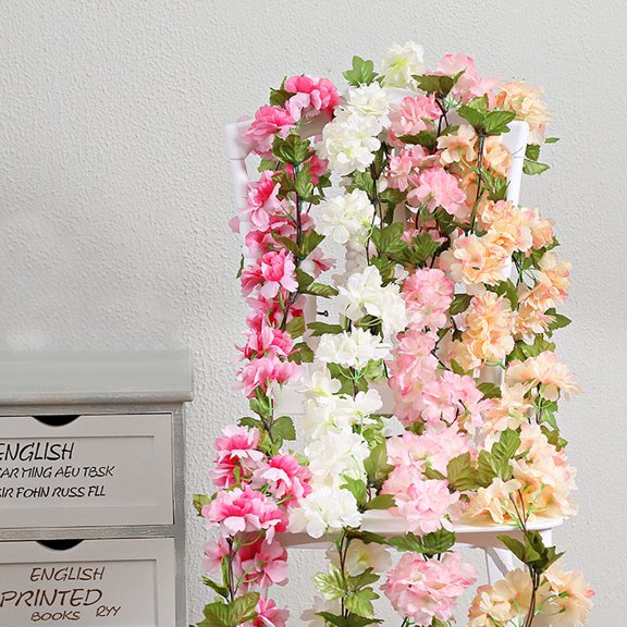 ETEREAUTY Blossom Simulation Flower Vine Rattan for Living Room Wall Decor and Home Decoration