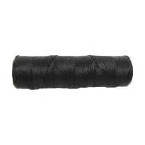 SecureLine Tarred Nylon Twine with 113 Lb. Tensile Strength, Black, #18 x 249'