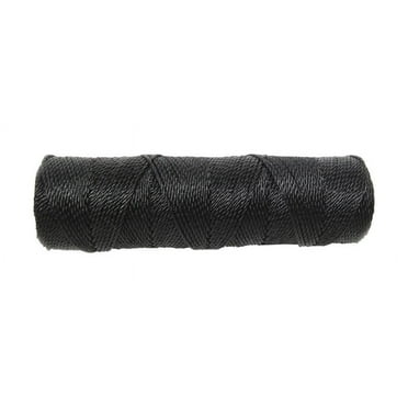 SecureLine Tarred Nylon Twine with 113 Lb. Tensile Strength, Black, #18 x 249'