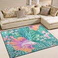 thumbnail image 2 of SKYSONIC Corals and Fish Pattern Lightweight Carpet Mats Area Soft Rugs Floor Mat Rug Home Decoration for Kids Room Living Room 63 x 48 inches, 2 of 6