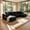 Black, variant on Kelyda 130" U-Shaped Modular Sectional Sofa, Boneless Cloud Corduroy Couch for Living Room Dark Grey