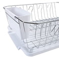 thumbnail image 5 of Kitchen Details 4029-WHT Porte-Assiettes en Chrome&44; Blanc - 3 Pièces, 5 of 5
