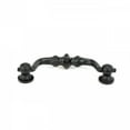 thumbnail image 6 of Renovators Supply Black Wrought iron Drawer Bail Pull 4.38 in. L Antique Kitchen Cabinet Drop Style Swing Handles Rust Resistant Powder Coat Finish w/Screws, 6 of 9