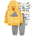 thumbnail image 1 of Conjunto Carter´s Child of Mine Niño 12 M Estampado Vehículos Amarillo 3 Piezas, 1 of 4