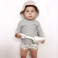 thumbnail image 3 of Traje de baño de manga larga dividido para niños Traje de baño con protección solar para bebés Traje de baño de aguas termales de ángulo plano para bebés, 3 of 6