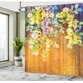 thumbnail image 4 of Ambesonne Colorful Shower Curtain, Misty Backdrop, 69"Wx84"L, Multicolor, 4 of 4