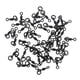 thumbnail image 1 of 50 Uds. Giratorios de pesca, conector giratorio giratorio, anillos sólidos, aparejos de pesca de carpa 18mm Cola Eslabones giratorios de pesca, 1 of 7