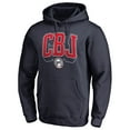 thumbnail image 2 of Men's Navy Columbus Blue Jackets Hometown Collection Pullover Hoodie, 2 of 3