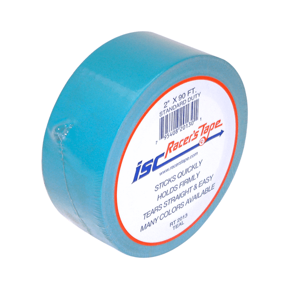 ISC Standard-Duty Racer's Tape: 2 in x 30 yds. (Teal)