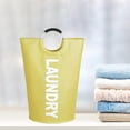 thumbnail image 1 of de Lavandería Grande de Tela Oxford Tela de Almacenamiento Plegable con Bolsa de 115 L Cesto de Lavandería Papelera de Lavandería para Arma amarillo Soledad Cesto de la ropa, 1 of 8