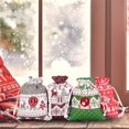 thumbnail image 3 of SUNSIOM Christmas Candy Bag Set Hanging Drawstring Gift Bags Treat Bags with Rope and Tag/Stickers, 3 of 6