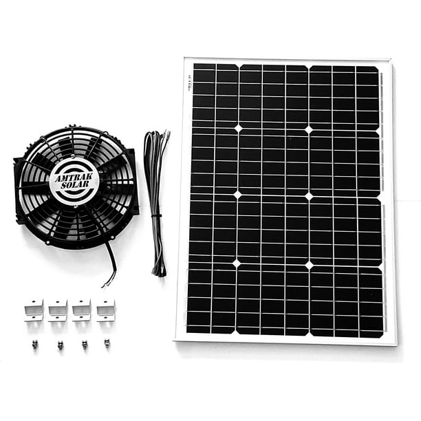 Amtrak Solar Powerful 50 Watt Attic Fan Quietly Cools Ventilates Exhaust Your House Garage Or Rv And Protects Against Moisture Build Up Com Amtrak Solar Powerful 50 Watt, Solar Powered Basement Vent Fan