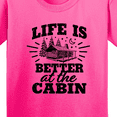 thumbnail image 4 of Inktastic Life is Better at the Cabin with Trees and Moon Youth T-Shirt, 4 of 5