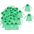 thumbnail image 1 of XINQIHANG 100x Grape Fruit Protection Bags,Garden Drawstring Netting Mesh Bags for Vegetable Bags , 102cm Green, 1 of 6