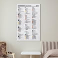 thumbnail image 6 of Astronomical Calendar for 2025, Including Moon Phases, Astronomical Events Art Wall Decoration Poster Family Bar Restaurant Garage Cafe Art Sign Gift, 6 of 7