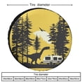 thumbnail image 2 of Heavy Duty Spare Tire Cover Dinosaur Trailer Universal Wheel Tire Cover Waterproof Dust-Proof Tire Protectors Camper Spare Tire Cover Camping Camper Gifts Tire Cover 13 Inch, 2 of 8