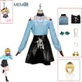 thumbnail image 2 of Mem Cho Cosplay Anime Oshi No Ko Disfraz Falda Pelo Rubio Peluca Mem Halloween Cho Mem Disfraz de Cosplay para Mujeres Niñas, 2 of 2