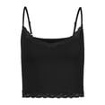 thumbnail image 4 of LASCANA Women's Lace Trim Cropped Camisole Lace Trim, 4 of 5