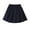 Navy, variant on Black Pleated A-Line Mini Skirt for School Uniform - Elastic Waistband Skirt for Stylish Outfits