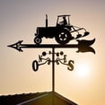 thumbnail image 4 of Wind Vane Outdoor Garden Weather Vane Metal Tractor Design Wind Direction Indicator for Farmhouse Yard Decoration, 4 of 6