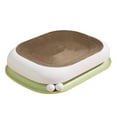 thumbnail image 3 of Rascador para gatos, alfombrilla para cama con pelota de juguete, cama ovalada para dormir para gatitos, rascador para gatos, cartón para Salvador Cama rascador para gatos, 3 of 10