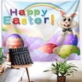 thumbnail image 2 of Tapestry Happy Easter Aesthetic para pared de habitación, 100 x 70 cm, poliéster, 2 of 2