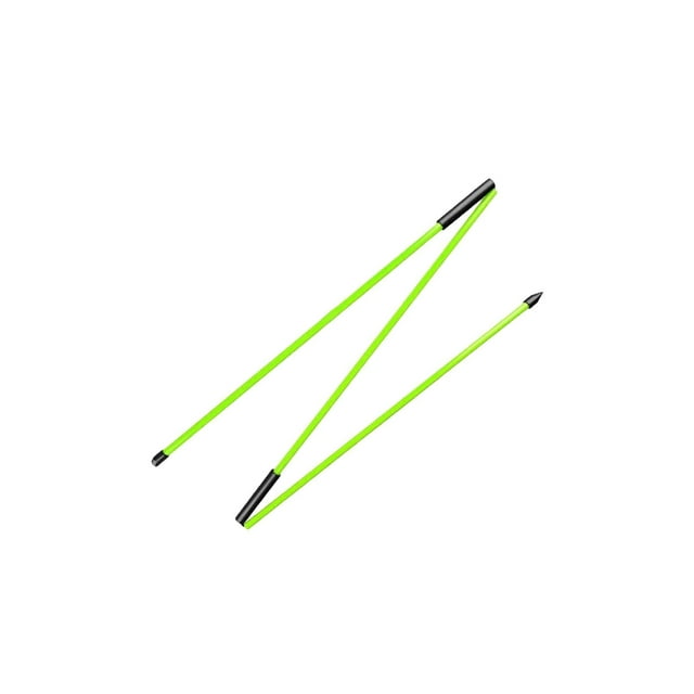 Youkk Golf Alignment Stick Portable for Putting Posture Aiming Full Swing Practice Yellow Green 122cm