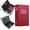 Red, variant on Book Shaped Security Lock Box, Book Safe with Combination Lock, Hidden Security Storage Box for Documents, Jewelry, Home & Office